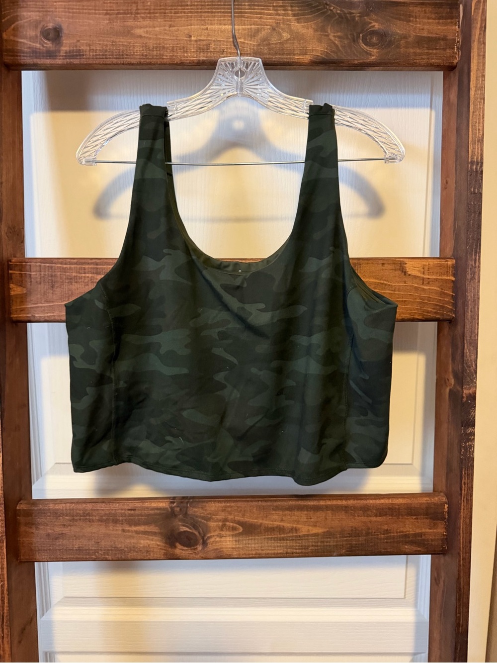 DSG (Dicks Sporting Goods) Women's Dark Green Camo Tank Top